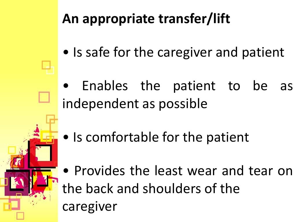 Patient transfer