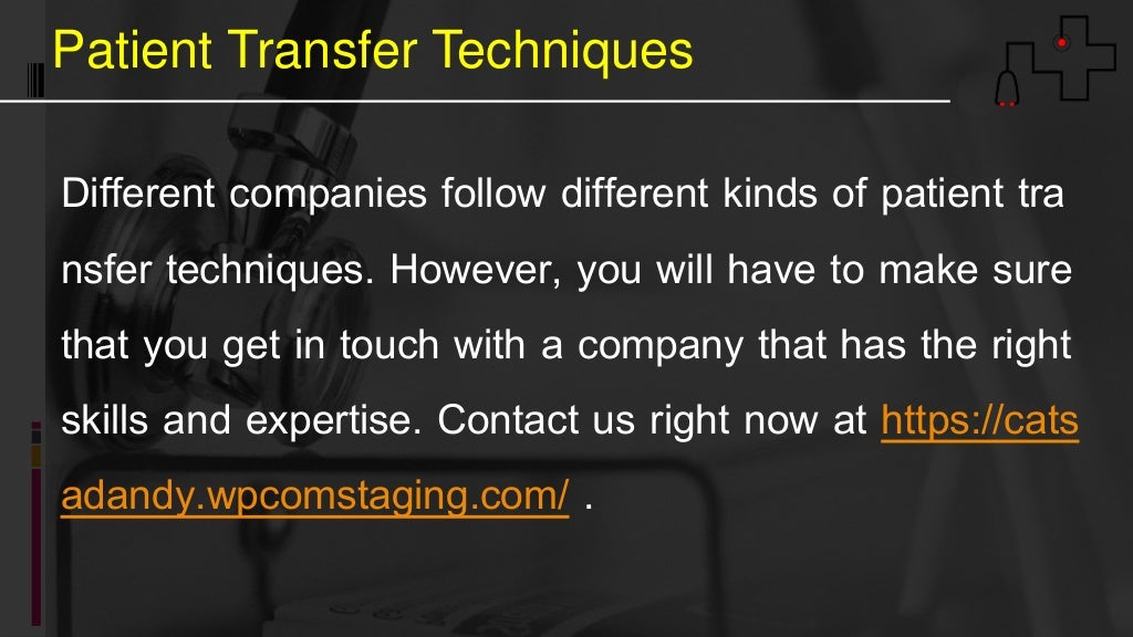 Patient Transfer Techniques