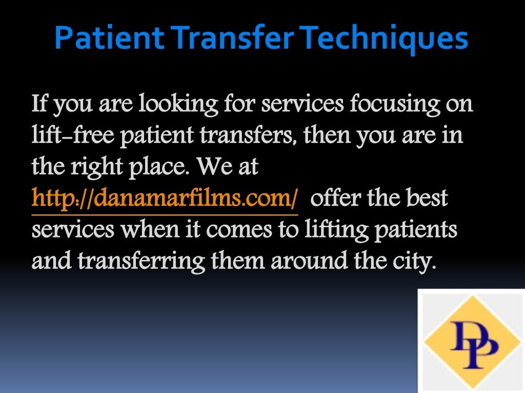 Patient Transfer Techniques