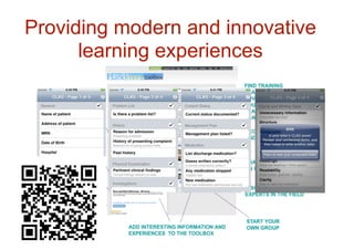 Providing modern and innovative
learning experiences
 