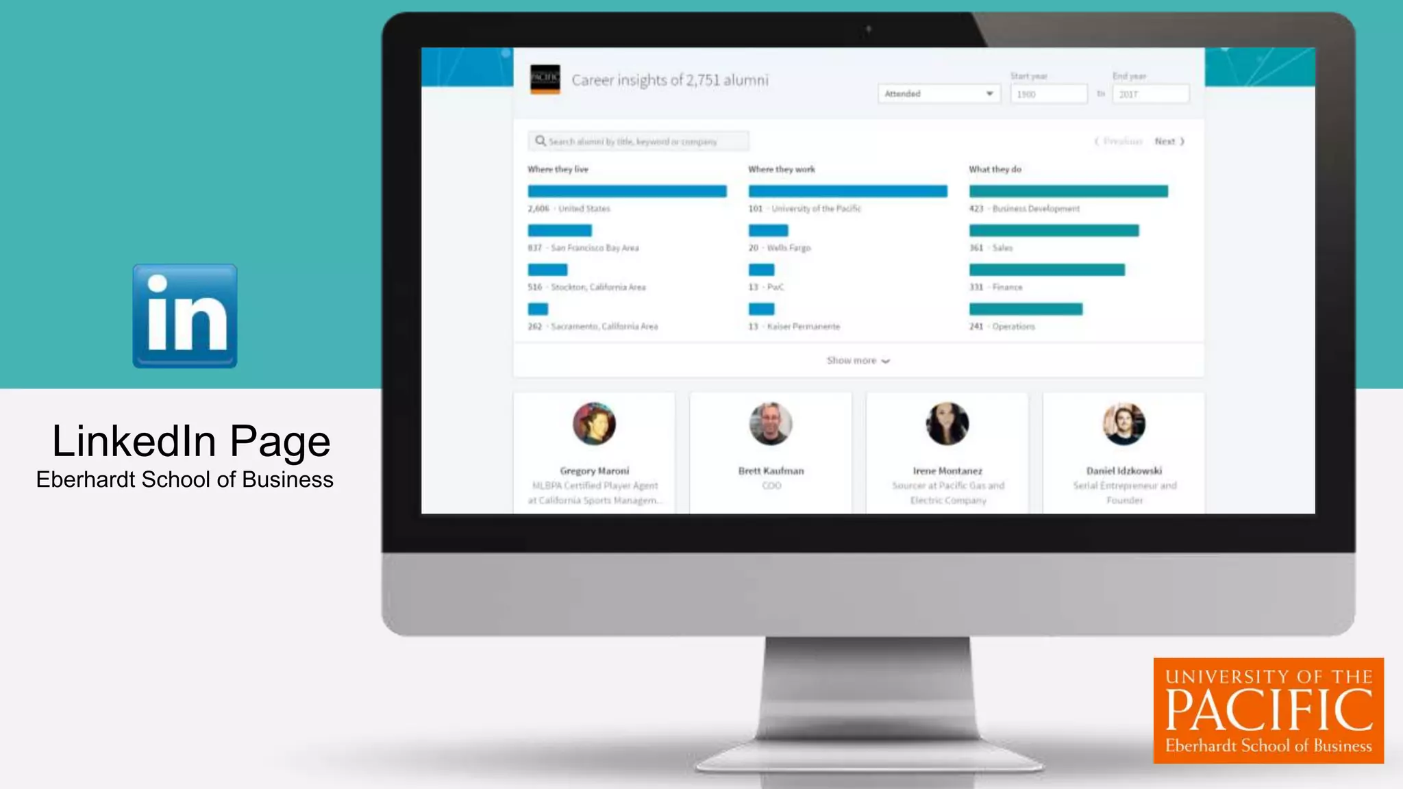 LinkedIn Page
Eberhardt School of Business
 