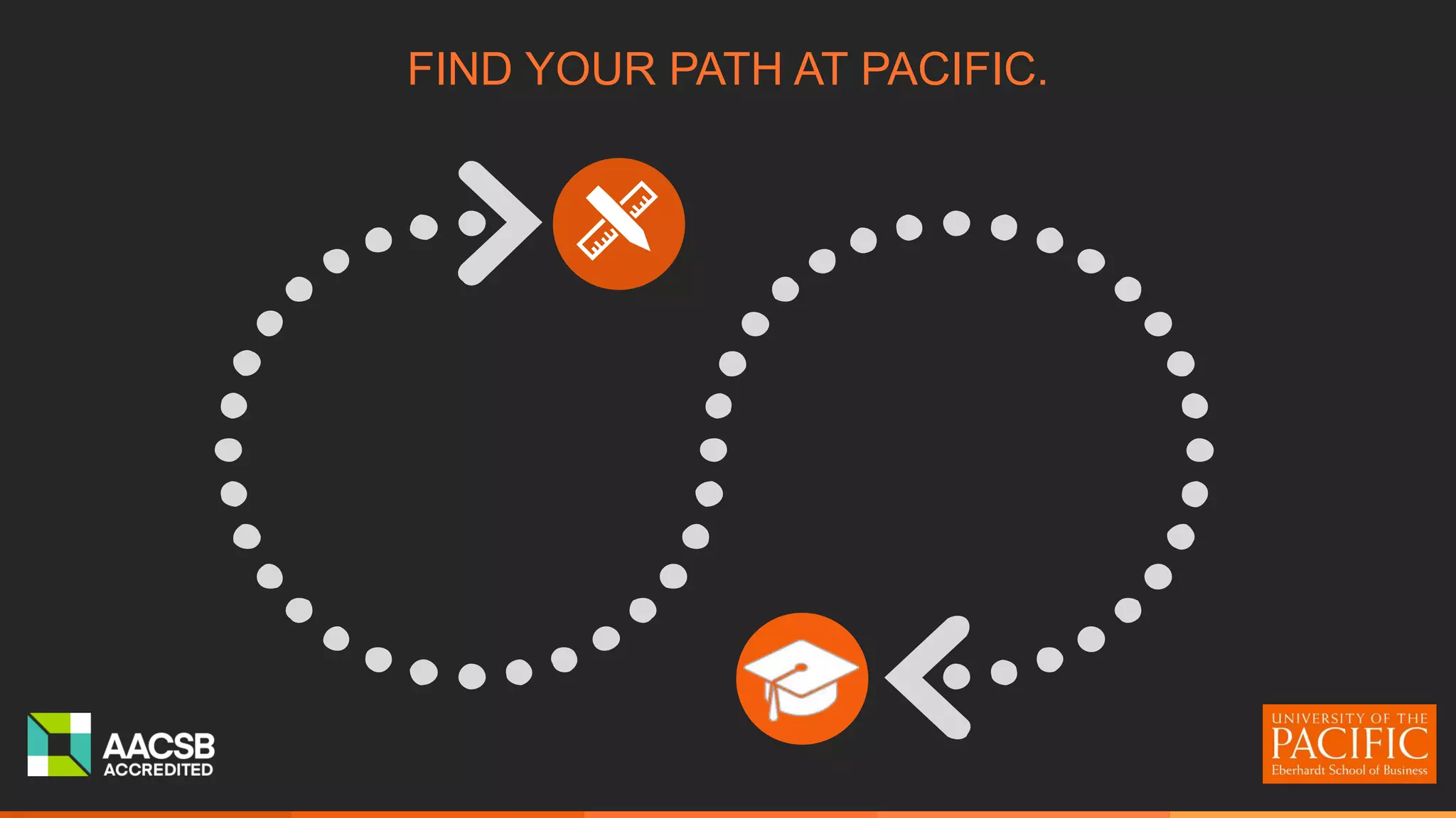 FIND YOUR PATH AT PACIFIC.
 
