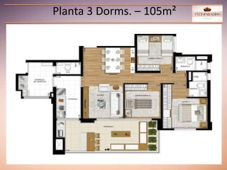 Planta 3 Dorms. – 105m²