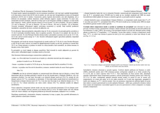 Actualizare Plan de Amenajarea Teritoriului Judeţean Botoşani                                                                                                                        Consiliul Judeţean Botoşani
În timpul anului regimul precipitaţiilor este de asemenea neuniform, cele mai mari cantităţi înregistrându-       - climatul dealurilor înalte din vest şi culoarului Siretului, caracterizată prin temperaturi medii anuale mai
se în luna iunie şi uneori iulie (65-85 mm în medie), iar cele mai mici înregistrându-se iarna şi la începutul    mici de 8° C, precipitaţii peste 550-600 mm în medie pe an, insolaţie moderată sub 2000 ore anual-
primăverii (20-30 mm în medie). Caracteristic pentru regimul pluviometric este atât abundenţa, cât şi             favorabilă dezvoltării pădurii de foioase şi culturilor agricole cu perioadă scurtă de vegetaţie.
deficitul de precipitaţii, ambele fenomene având influenţe negative asupra teritoriului. În acest sens,
menţionăm aversele torenţiale, când într-un timp scurt se pot înregistra cantităţi ce depăşesc cu mult media      - climatul dealurilor joase, corespunzătoare Câmpiei Moldovei, cu temperaturi medii anuale între 8° şi 9°
lunii respective. Astfel, valorile maxime căzute în 24 ore au atins 132 mm la Pomârla, 128 mm la Adăşeni,         C sau chiar uşor peste 9° C, precipitaţii între 450 şi 550 mm în medie pe an, insolaţie peste 2000 ore anual-
125 mm la Bucecea, 124 mm la Ripiceni, 120 mm la Săveni, 100 mm la Dorohoi, 128 la Botoşani.                      favorabilă în general oricăror culturi agricole.
Aversele torenţiale influenţează negativ activitatea economică şi socială, fiind mobilul producerii               Corelaţia dintre temperatura medie a aerului şi cantitatea de precipitaţii sunt relevante în ceea ce
inundaţiilor, aunecărilor de teren, eroziunii de adâncime, etc.                                                   priveşte evoluţia în timp a parametrilor climatici. Datele utilizate sunt prezentate în articolul publicat de
Pe de altă parte, lipsa precipitaţiilor măsurabile timp de 10 zile consecutive în perioada aprilie-octombrie şi   Govindasamy şi colab. (2003); din acestea a fost decupată situaţia la nivelul jud. Botoşani pentru unităţi
14 zile în perioada octombrie-martie, duce la apariţia secetelor, frecvente în tot judeţul, dar mai ales în       pătrate cu latura de 2,50 longitudine × 2,50 latitudine. Aceste date indică o variaţie a temperaturii medii
sectorul sud-estic. În zona Botoşani-Dorohoi durata medie a perioadelor secetoase este în jur de 14-15 zile,      între 7-90 C, cu valori mai scăzute în partea de nord şi de vest a judeţului şi valori mai ridicate în sud-
iar în sud, sud-est aceasta ajunge la 17 zile. Secetele influenţează negativ agricultura judeţului, impunând      est (Fig. A.1.2.2.a)
realizarea de irigaţii.
Precipitaţiile sub formă de ninsoare înregistrează un număr mediu de 27-30 zile în zona Dorohoi-Botoşani
şi sub 20 zile în sud şi sud-est, iar stratul de zăpadă durează în medie cca 60 zile, grosimea sa variind între
10-15 cm. Prima ninsoare se produce în medie în a doua decadă a lunii noiembrie, iar ultima ninsoare în
decada a treia a lunii martie.
În perioadele cu viscol zăpada se depune neuniform, fiind troienită în zonele adăpostite pe grosimi de
câţiva metri, influenţând negativ circulaţia rutieră şi feroviară.
Alte fenomene hidrometeorologice caracteristice judeţului sunt:
- ceaţa - cu o frecvenţă mare în sezonul rece al anului şi o densitate maximă mai ales noaptea, se
         produce în medie în cca. 40 zile anual;
- bruma - se produce în medie în 18-20 zile pe an, frecvenţa maximă fiind în octombrie (5-6 zile);                 Fig.A.1.2.a. Temperatura (stânga) şi precipitaţiile (dreapta) medii în jud. Botoşani. Culorile mai deschise indică valori mai
                                                                                                                                                           scăzute, iar cele închise valori mai ridicate.
- chiciura - se produce mai frecvent în decembrie şi ianuarie, numărul mediu de cazuri fiind cuprins
         între 3-6;                                                                                               Schimbările climatice afectează şi această regiune. Conform datelor publicate de Hijmans şi colab.
                                                                                                                  (2005), predicţiile pentru anul 2100 urmează aceeaşi configuraţie spaţială ca şi clima actuală (Fig.
- Vânturile care bat pe teritoriul judeţului se caracterizează prin diferenţe mari de direcţie şi viteză, fiind   A.1.2.2.b), dar cu valori cuprinse între 9-120 C. Este importantă, pe baza acestor date, distribuţia
determinate atât de circulaţia generală a maselor de aer din această parte a Podişului Moldovei, cât şi de        spaţială a diferenţelor dintre temperatura actuală şi valorile predicţiilor climatice pentru anul 2100 (Fig.
orientarea reliefului. Cea mai mare frecvenţă o au vânturile dinspre nord-vest (23,6 %), urmate de cele           A1.2.2.c). În mare, configuraţia spaţială urmează acelaşi model, în sensul în care în zonele reci
dinspre sud-est (18,7 %), considerate ca dominante. O frecvenţă medie anuală destul de semnificativă se           temperaturile vor creşte mai puţin, iar în ele calde creşterile vor fi mult mai importante, ajungând la
înregistrează şi dinspre direcţia nord (10,7 %). Cele mai mici frecvenţe le au vânturile dinspre est (1,7 %)      medii care depăşesc cu 20 C valorile actuale. Este, de asemenea, important de subliniat faptul că aceste
şi vest (2,1 %). Calmul atmosferic are valori relativ ridicate (28,2 %), indicând condiţii de adăpost             date indică o creştere generalizată la nivelul judeţului Botoşani – altfel spus, predicţiile climatice indică
aerodinamic.                                                                                                      doar creşteri ale temperaturi, neexistând regiuni în care să se preconizeze o răcire comparativ cu situaţia
                                                                                                                  actuală a temperaturii.
Viteza vânturilor a înregistrat valorile medii cele mai mari pe direcţiile dominante (3,8 m/s dinspre nord-
vest şi 2,9 m/s dinspre sud-est), precum şi pe direcţia nord (2,3 m/s). În timpul anului cele mai ridicate
valori ale vitezei vântului s-au înregistrat primăvara pe direcţiile dominante, depăşind 4 m/s, în medie.
Distribuţia neuniformă a elementelor climatice menţionate în timp şi spaţiu, face posibilă delimitarea în
cadrul judeţului a două tipuri climatice:




Elaboratori: UAUIM-CCPEC, Bucureşti, împreună cu, Universitatea Bucureşti – CICADIT, SC. Quattro Design s.r.l. – Bucureşti, SC. Urbatech s.r.l. – Iaşi, UAIC - Facultatea de Geografie, Iaşi,                                                  8
 