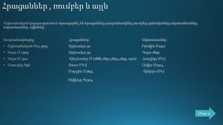 Հրացաններ , ռումբեր և այլն
Մաս 2
 