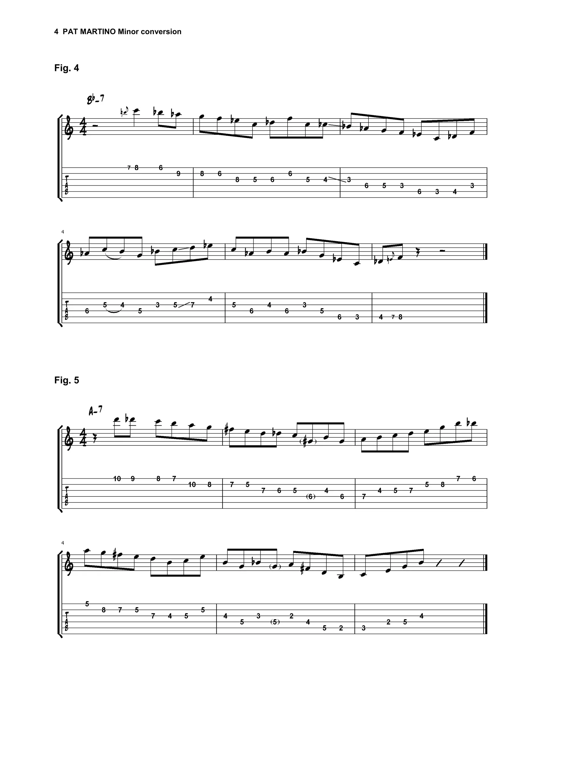 Pat Martino Minor Conversion | PDF