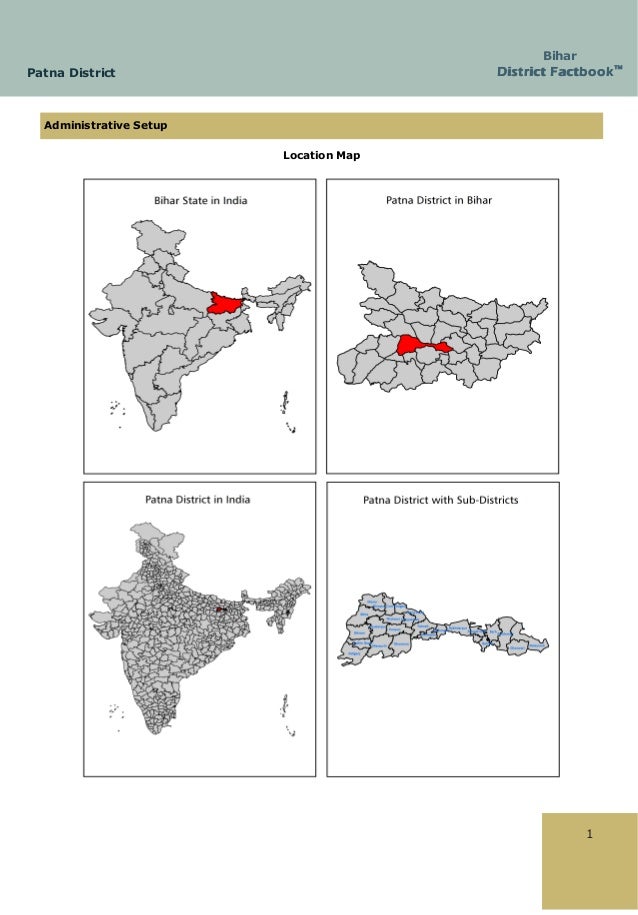 Bihar District Factbook Patna District