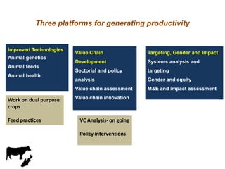 Livestock sector development in Bihar: ILRI’s interests and plans 