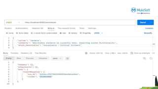 ● Deploy the application and send a request in Postman
.
 