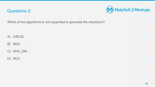 CryptoGraphy Module in Mulesoft | PPTX