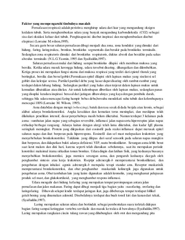 Patofisiologi Asma