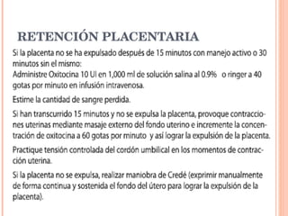 RETENCIÓN PLACENTARIA 