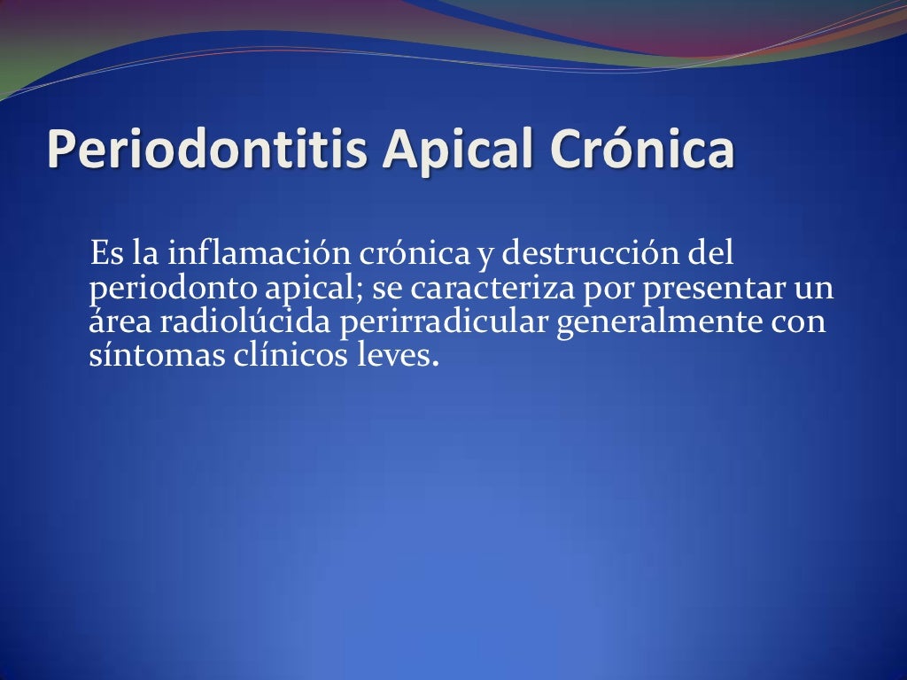 Patología periapical