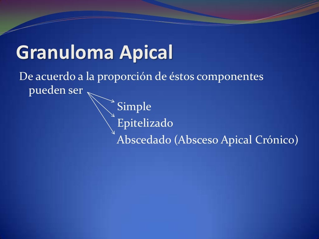 Patología periapical