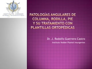 Dr. J. Rodolfo Guerrero Castro
   Instituto Vodder Plantel Insurgentes
 