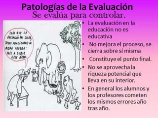 Patologías de la Evaluación 
 