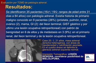 Tcmd Worksheet Patologia Adrenal por TCMD | PDF