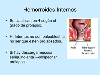 Patologia anorectales