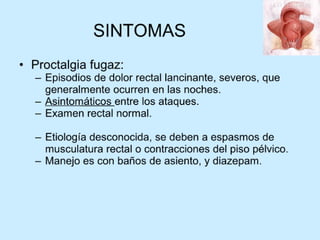 Patologia anorectales