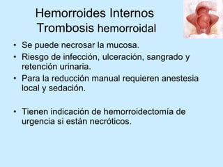 Patologia anorectales