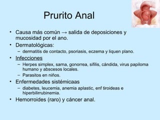 Patologia anorectales