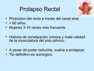 Patologia anorectales