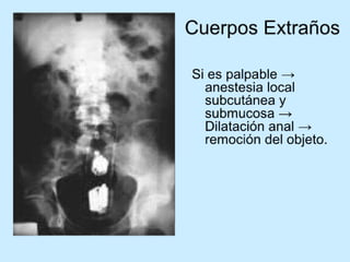 Patologia anorectales