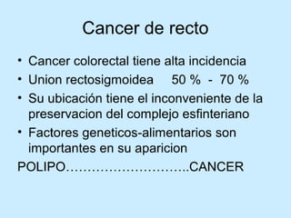Patologia anorectales