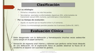 Patología DEL ANO Y RECTO PATOLOGIA ANORECTAL | PPT
