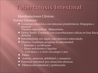    Lesiones Intestinales Agudas:
       Sintomatología:
         Diarrea
         Tenesmo
         Hemorragia Digesti...