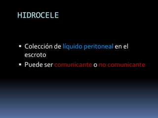 Hernia inguinal con ovario deslizado