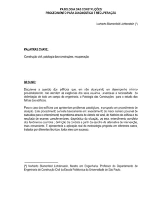 3$72/2*,$ '$6 216758d¯(6
352(',0(172 3$5$ ',$*1267,2 ( 5(83(5$d®2
1RUEHUWR %OXPHQIHOG /LFKWHQVWHLQ 
 