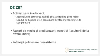 Patologia legata de ascensiunea la inaltime | PPTX