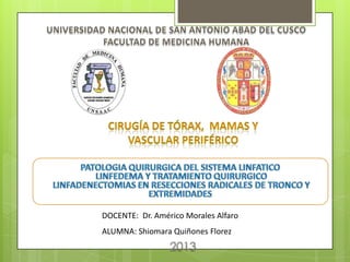 DOCENTE: Dr. Américo Morales Alfaro
ALUMNA: Shiomara Quiñones Florez
 