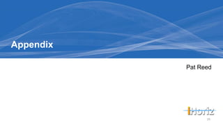 Pat Reed
Appendix
25
 