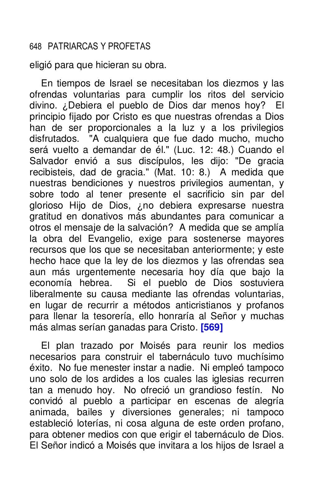 Patriarcas y Profetas