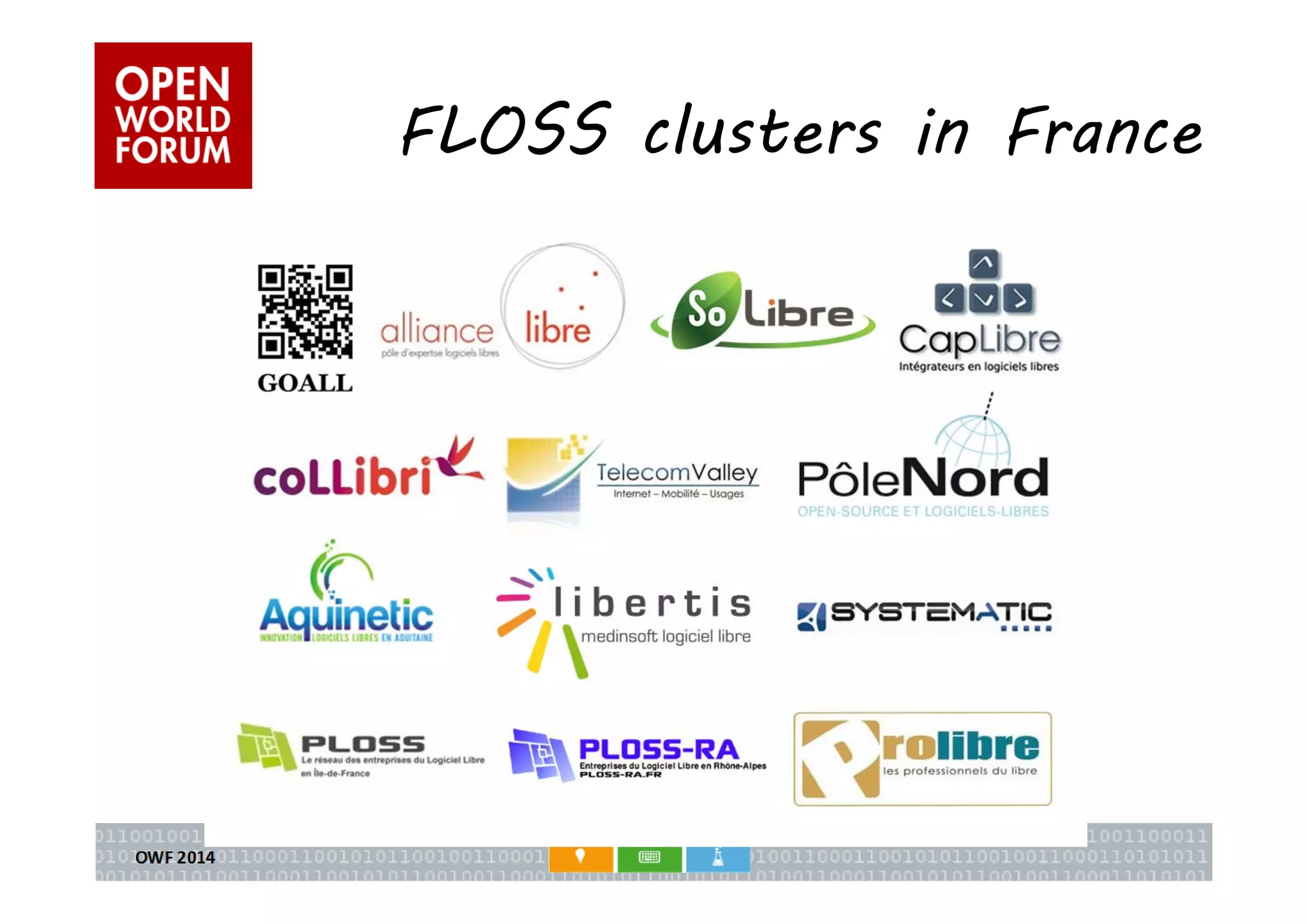 FLOSS clusters in France 
 