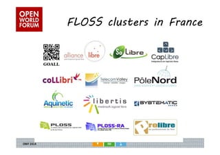 FLOSS clusters in France 
 