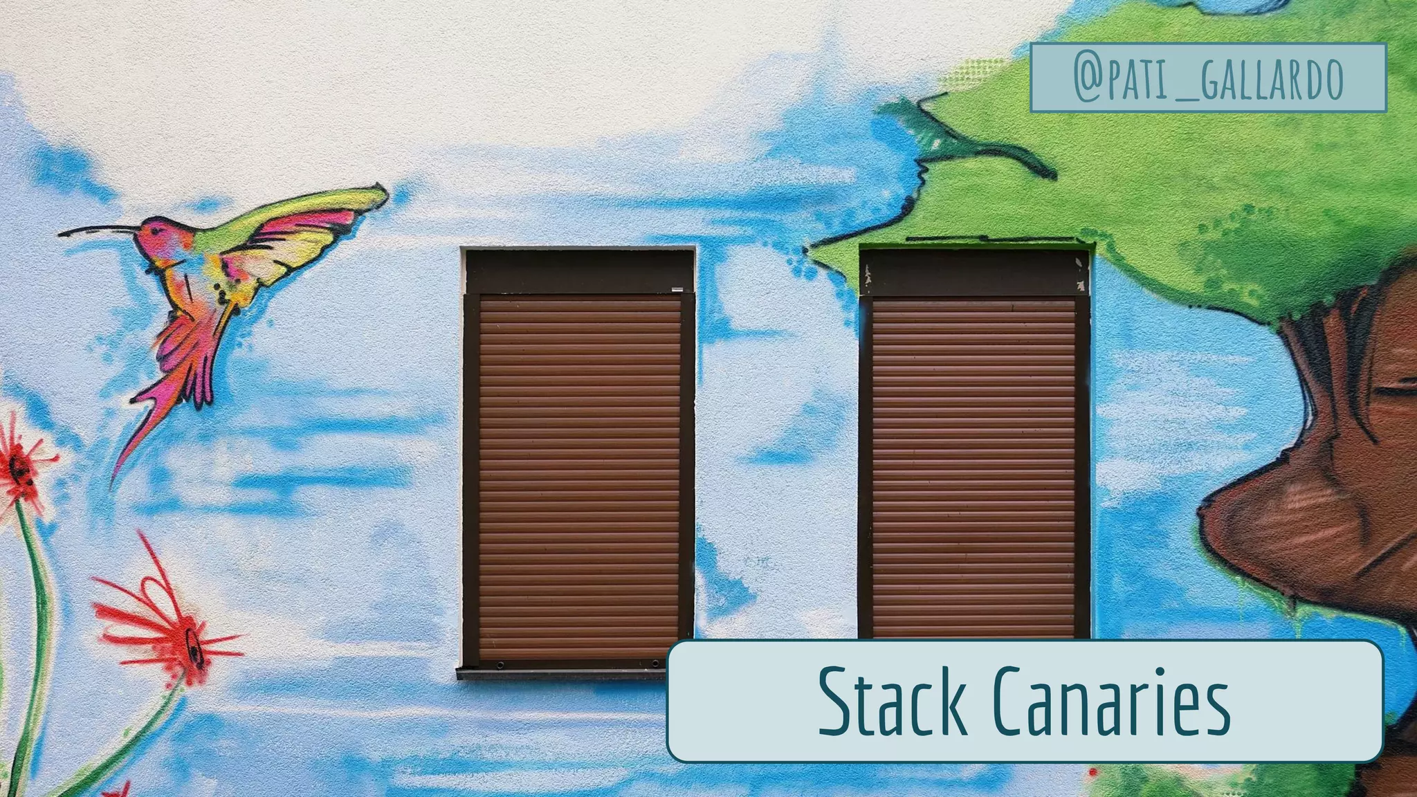 Stack Canaries
@pati_gallardo
 