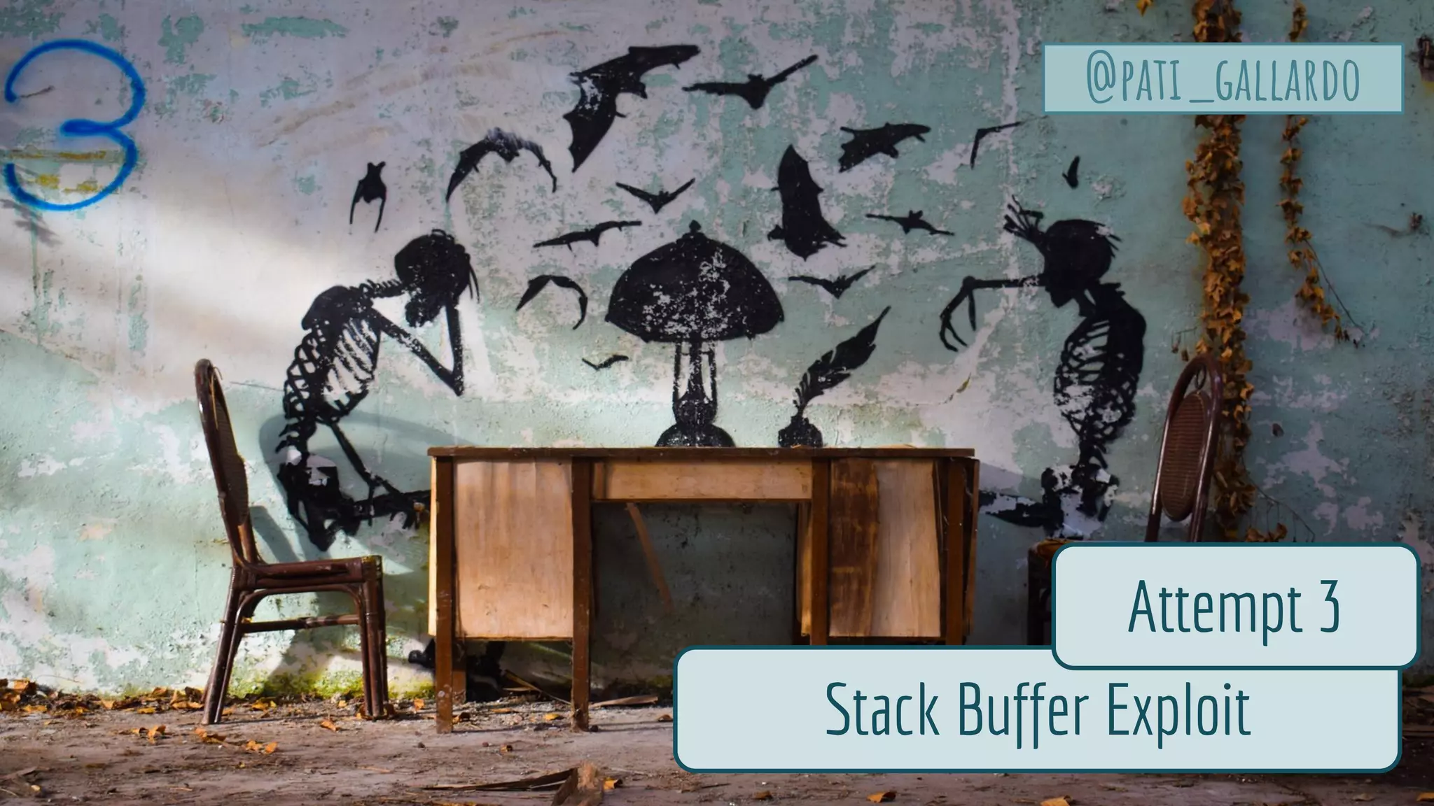 Stack Buffer Exploit
@pati_gallardo
Attempt 3
 