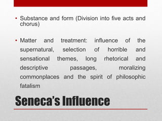 Seneca in Elizabethan Translation | PPTX
