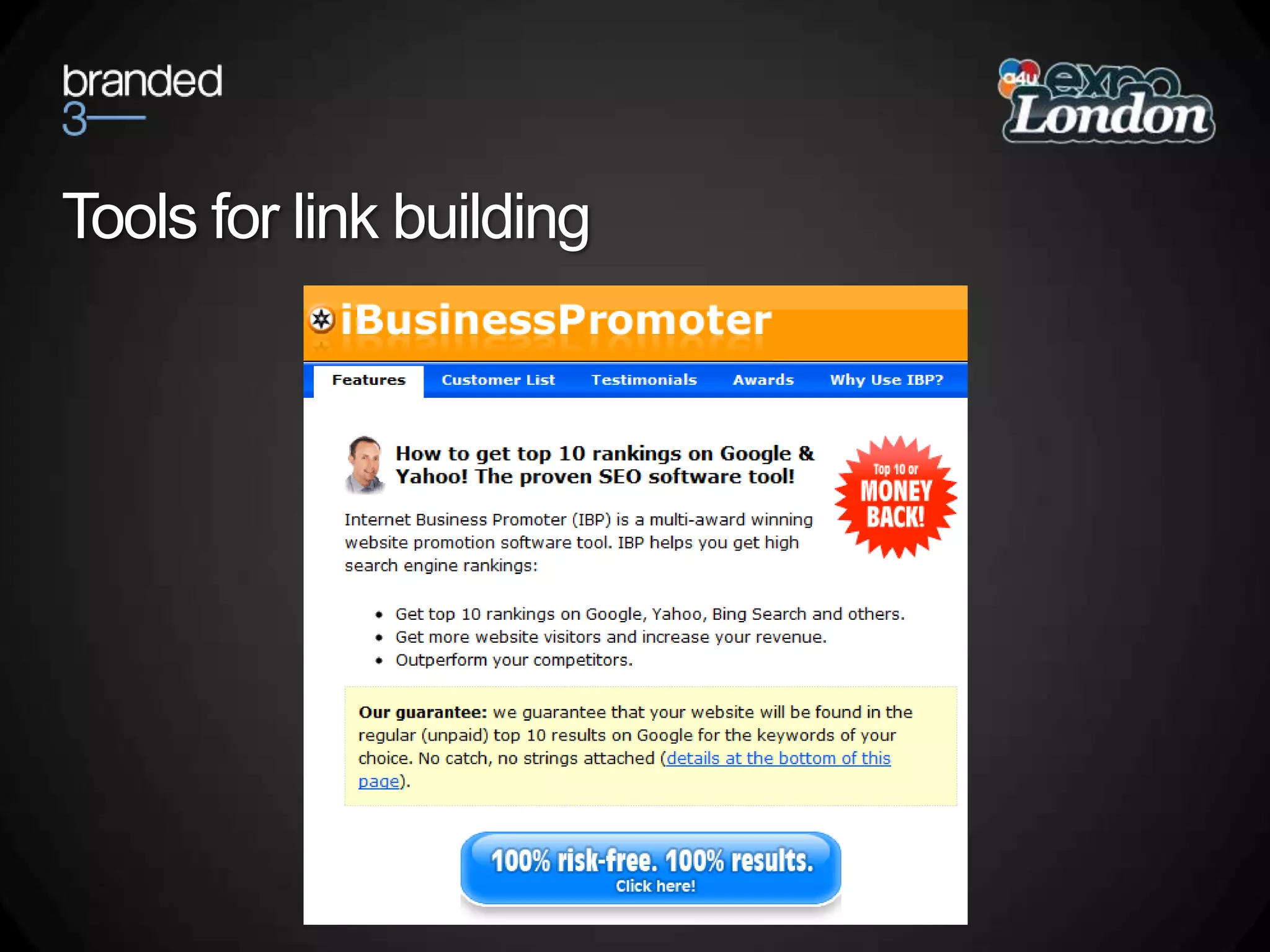 Tools for link building