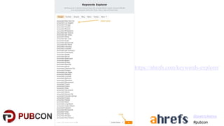 Local Link Building - Pubcon Local 2021 - Patrick Stox