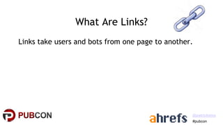 Local Link Building - Pubcon Local 2021 - Patrick Stox