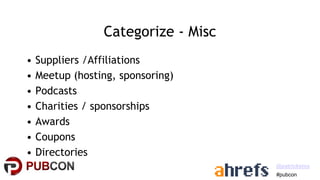 Local Link Building - Pubcon Local 2021 - Patrick Stox