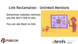 Local Link Building - Pubcon Local 2021 - Patrick Stox