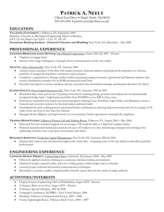 Patrick Cv Patrick A Neely CV | PDF