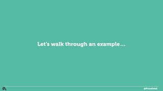 Let’s walk through an example…
@PriceIntel
 