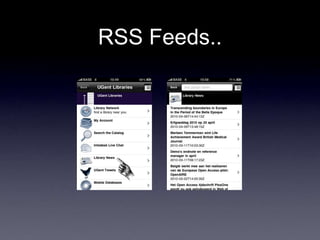 RSS Feeds..
 