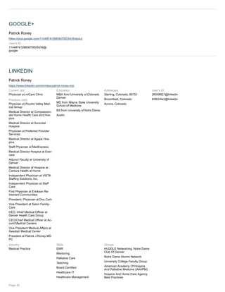 Patrick Roney Lawyer Patrick Roney | PDF